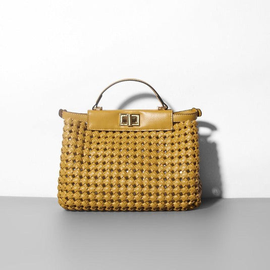 Woven Crossbody Handbag