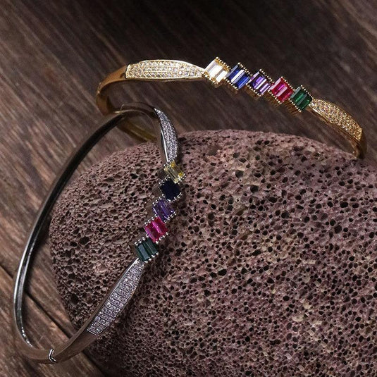 Five Color Zirconium Stone Bracelet