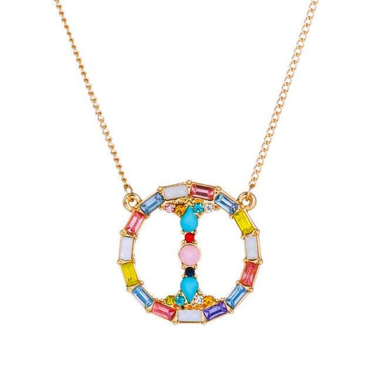 A-Z Letter Colorful Necklace