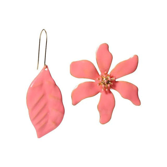 Flower/Leaf-Shaped Dangle Earring