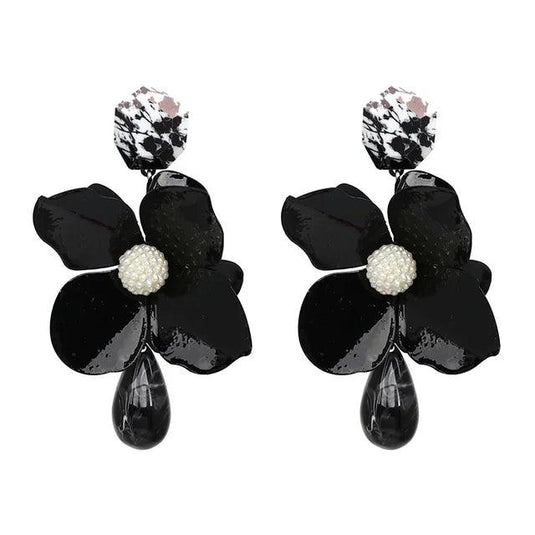 Bohemin Flower Statement Earrings