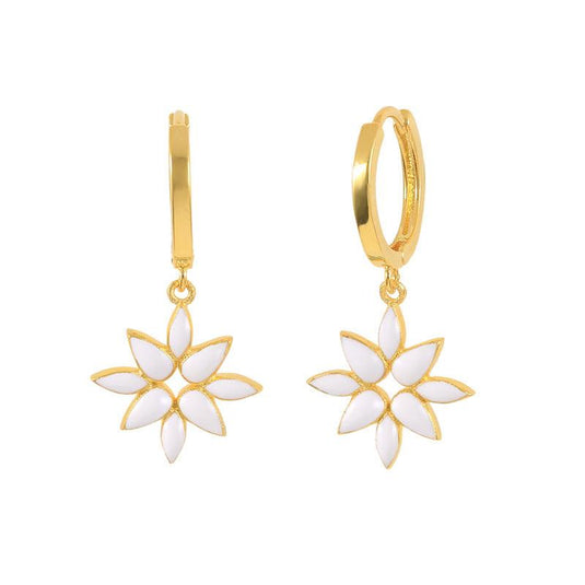 Point Star Flower Earring