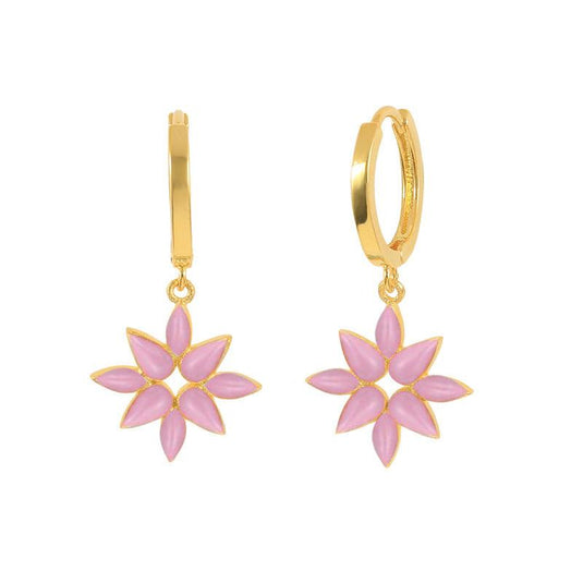 Point Star Flower Earring