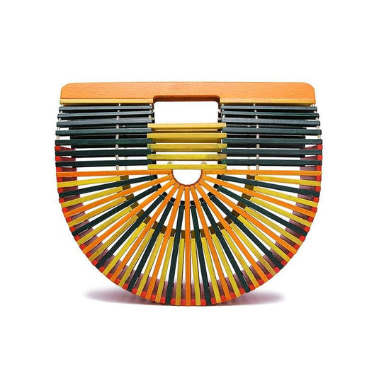 Women's Colorful Bamboo Bag