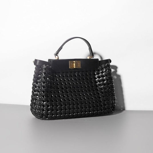 Woven Crossbody Handbag