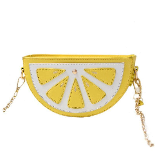 Fruit Shoulder Handbag (Watermelon + Lemon)