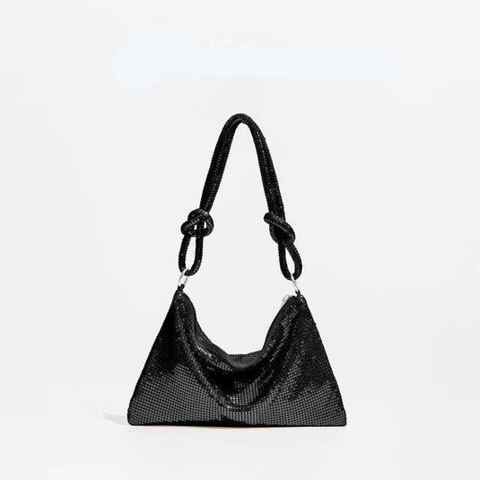 Women's Metal Mesh Shoulder Bag