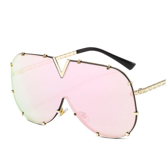 Modern Oversized Square Sunglasses - UV400 Eyewear