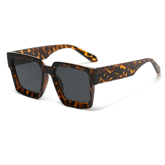 Retro Vintage Style Square Sunglasses