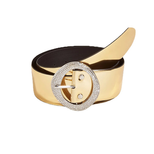 Fashionable Gold Buckle Belts