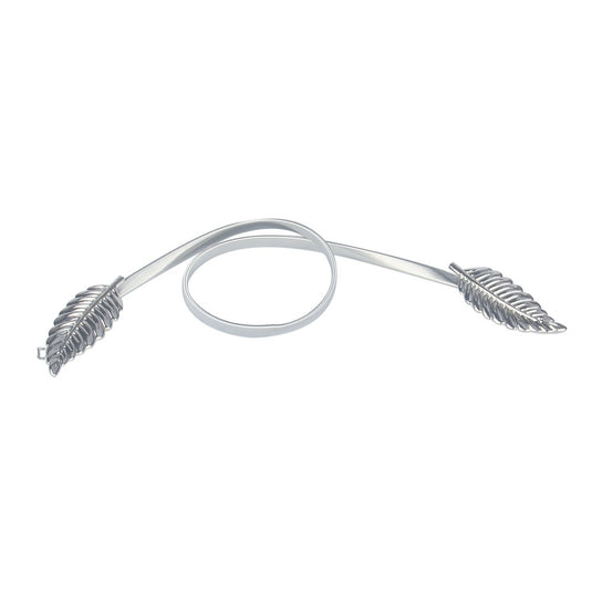 New Decorative Elastic Metal Leaf Belt