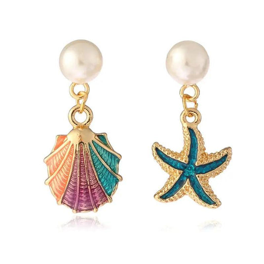 Beach Irregular Dangle Earrings