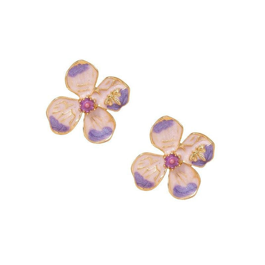 Flower Retro Earrings Female