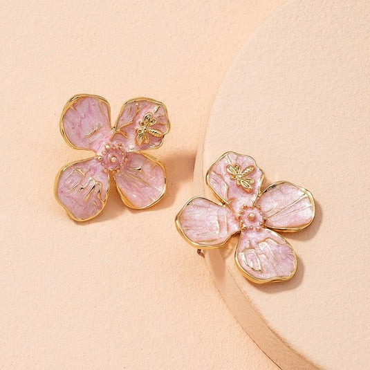 Flower Retro Earrings Female