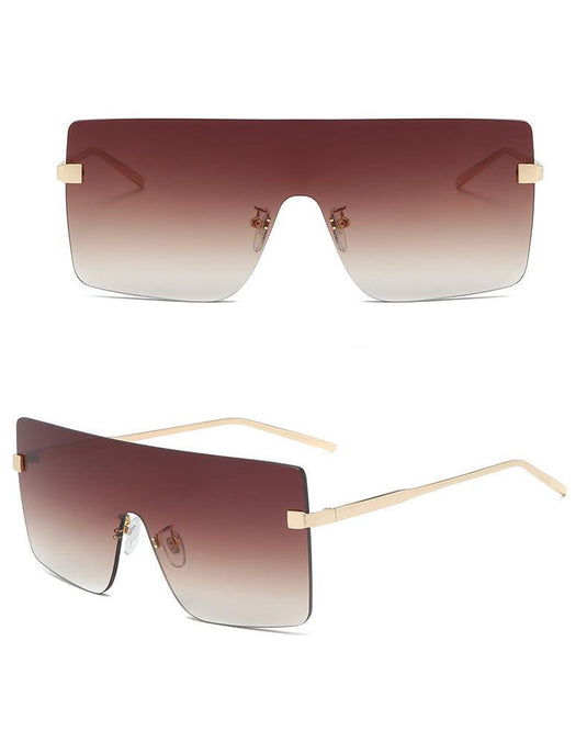 Chic Large Square Women Vacation Sunglasses