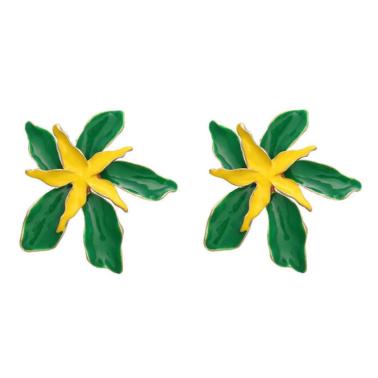 Artistic Flower Earrings