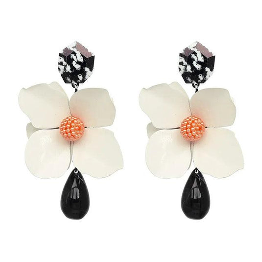 Bohemin Flower Statement Earrings