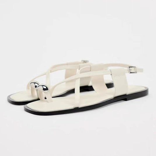 Women's Cross Strap Casual Flat sandals