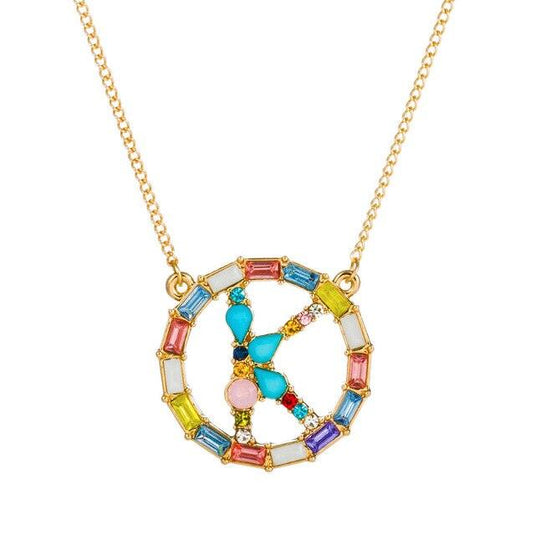 A-Z Letter Colorful Necklace