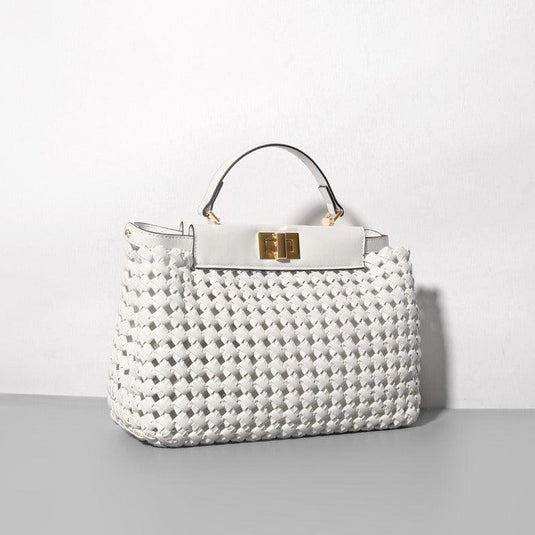 Woven Crossbody Handbag