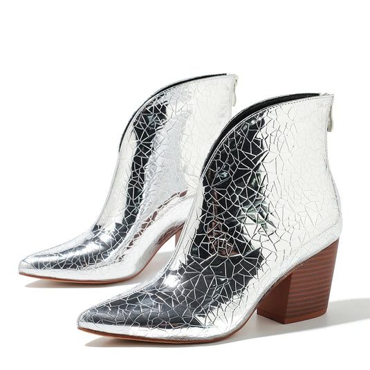 Women's Ankle Boots w/Chunky heel