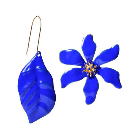 Flower/Leaf-Shaped Dangle Earring