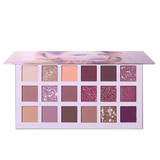 UCANBE Aromas Nude Shimmer Waterproof  Eye Shadow Palette (18 Colors)