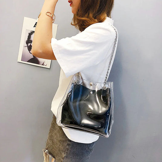 Women's Small Transparent Mini Handbag