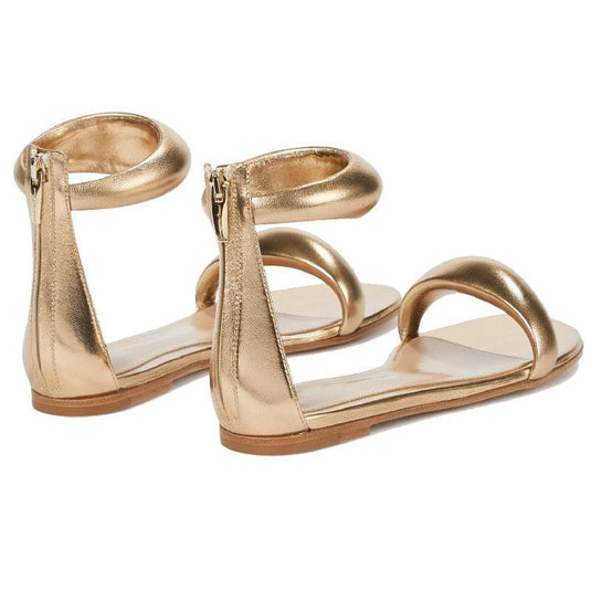 Gold Sexy Flat Sandals