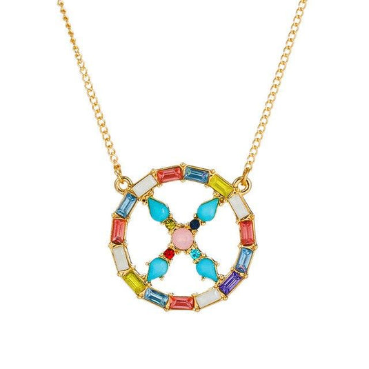 A-Z Letter Colorful Necklace