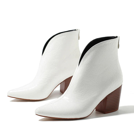 Women's Ankle Boots w/Chunky heel