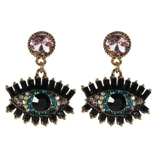 Creative retro eye drop earrings