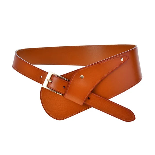 Women's Wide Decorate Waistband Belts