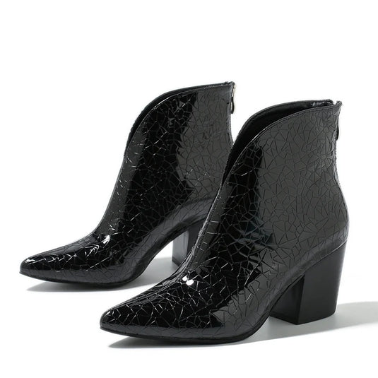 Women's Ankle Boots w/Chunky heel