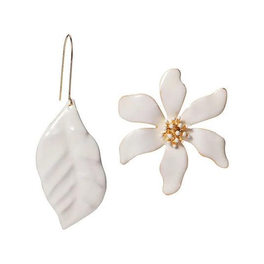 Flower/Leaf-Shaped Dangle Earring