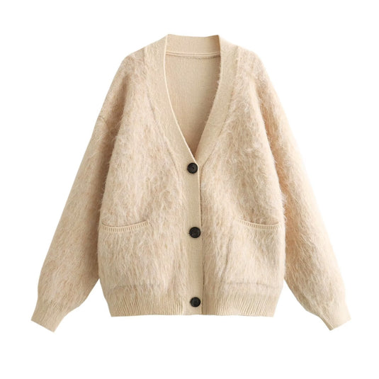 Women's V-neck Cardigan Sweaters