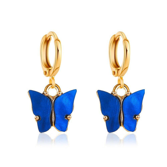 Cute Butterfly Drop Earrings