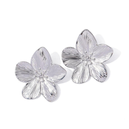 Simple Flower Stud Earrings