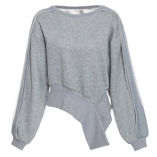 Big Size Irregular Sweatshirt