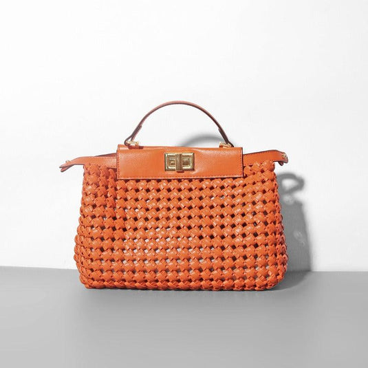 Woven Crossbody Handbag