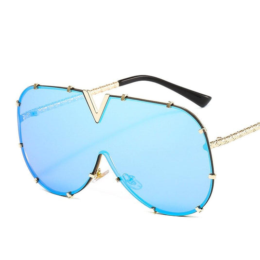 Modern Oversized Square Sunglasses - UV400 Eyewear