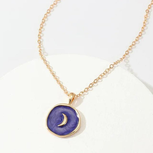 Simple Pendant Necklace For Girls (Star, Moon, Heart)