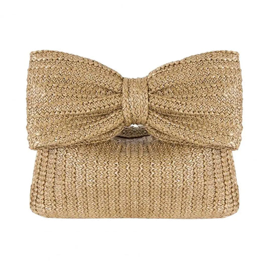 Women's Foldable Bow Shape Clutch Bag